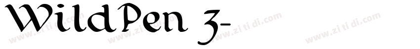 WildPen 3字体转换